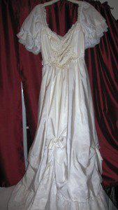 We sometimes find a mother's wedding dress that children thought was long gone from a family home.