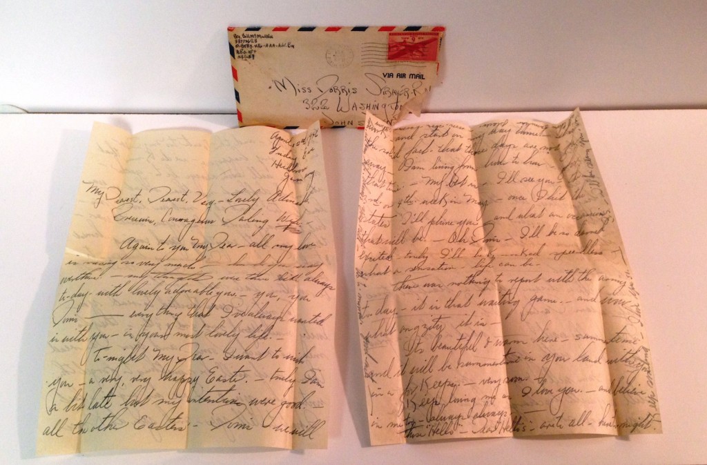 World War II love letter