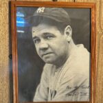 This signed photo of Babe Ruth turned out not to be authentic -- but it's still a handsome piece of sports memorabilia.