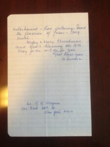 Page 2 of the Mother Teresa letter