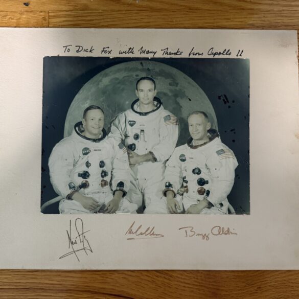 Apollo 11 Crew Signed Photographs For Sale With Letters of Authenticity ...