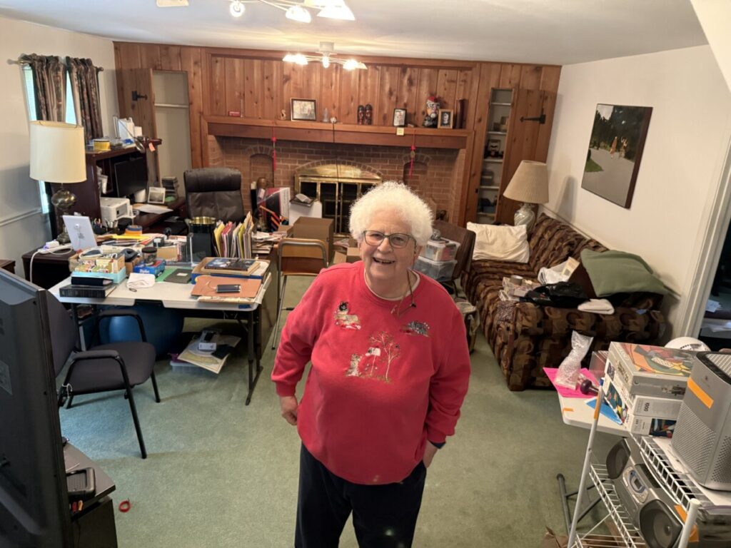 We helped this senior citizen downsize to a smaller home.